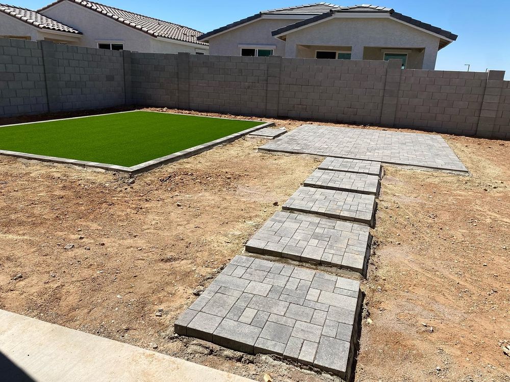 Residential Artificial Turf Installation for Kanelo's Hardscape and Landscape Services in Buckeye, AZ