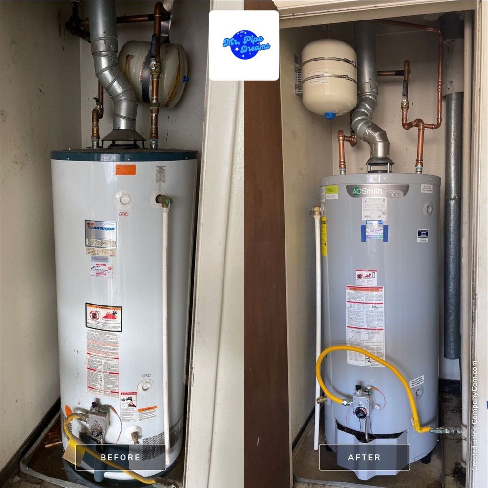 Water Heaters for Mr. Pipe Dreams LLC in Colorado Springs, CO