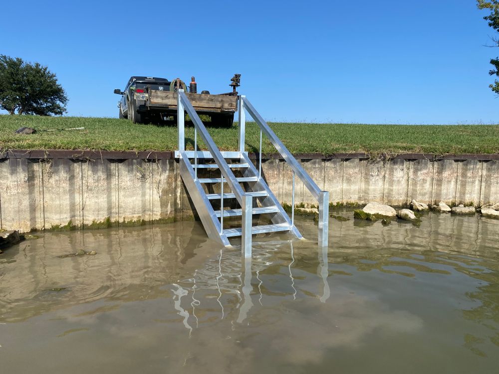 Lake Steps for BR Construction LLC  in Corsicana, TX