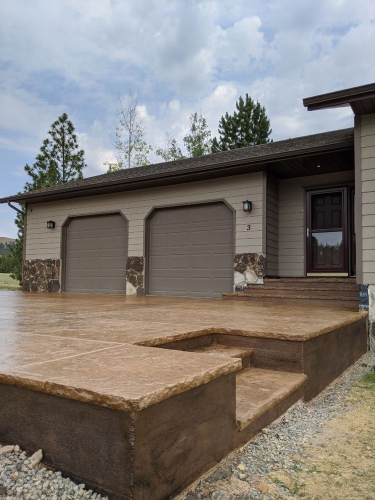 Transform your home's surfaces with our stained concrete service, offering durable and stylish solutions to enhance your interior or exterior spaces. Enjoy customizable designs that bring elegance and lasting beauty. for Divine Concrete in Helena, MT