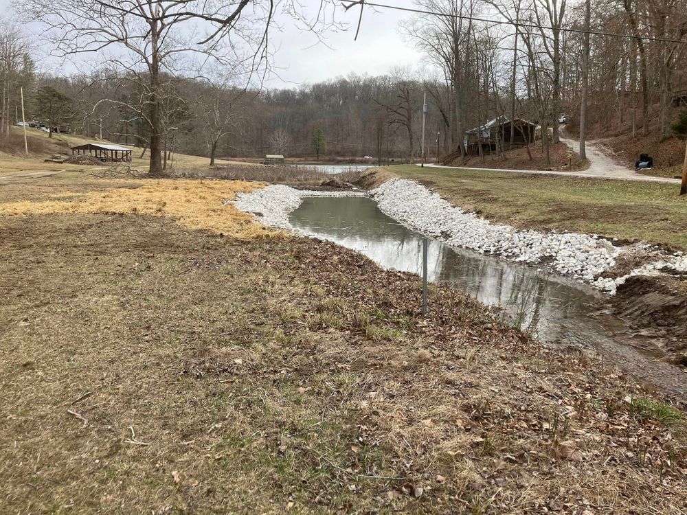 Our professional Trenching service helps homeowners excavate narrow, deep channels for utilities such as water lines or electrical cables to be installed efficiently and effectively on their property. for Kidd Excavating LLC in West Liberty, KY