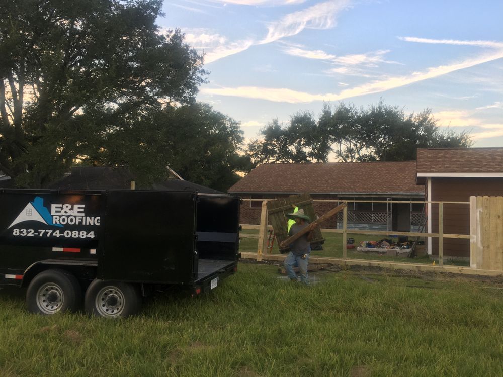 In addition to roofing services, we also offer expert Fencing Repair and Installation for homeowners looking to enhance their property's security and aesthetics with sturdy fencing options tailored to their needs. for E & E Roofing in Baytown, TX