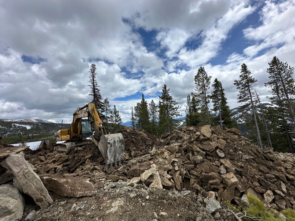 Dirt Work for R&H Homes in Bozeman, MT
