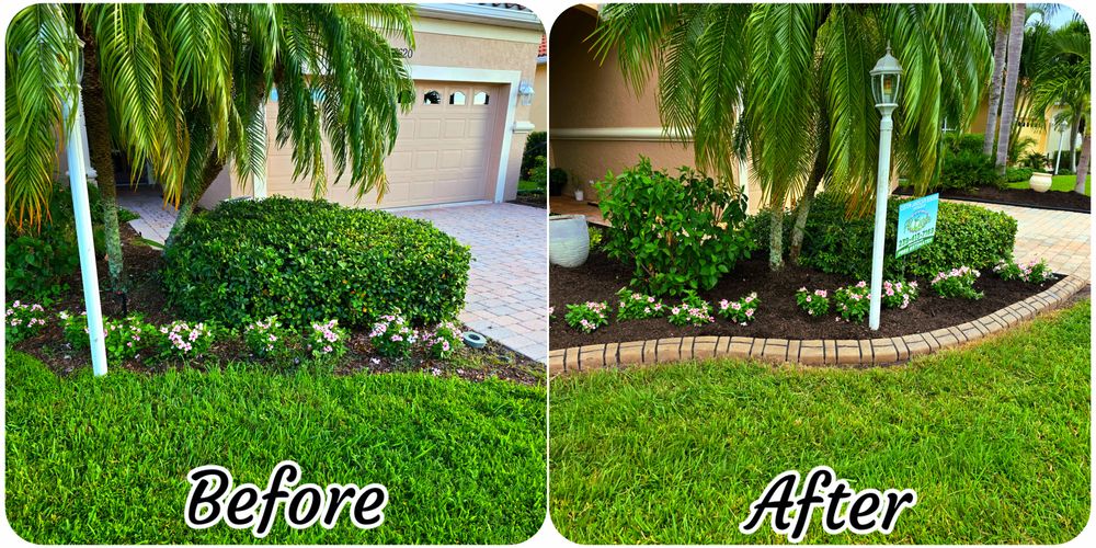 Before & After for AL Curbs in Cape Coral, FL