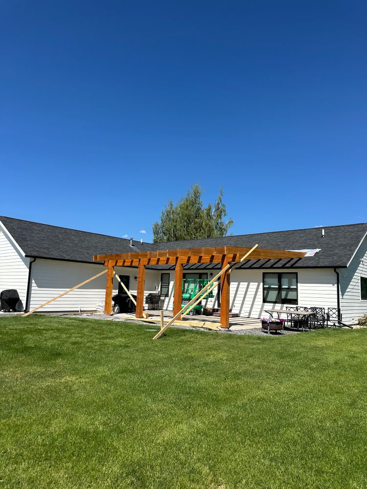 Framing for R&H Homes in Bozeman, MT