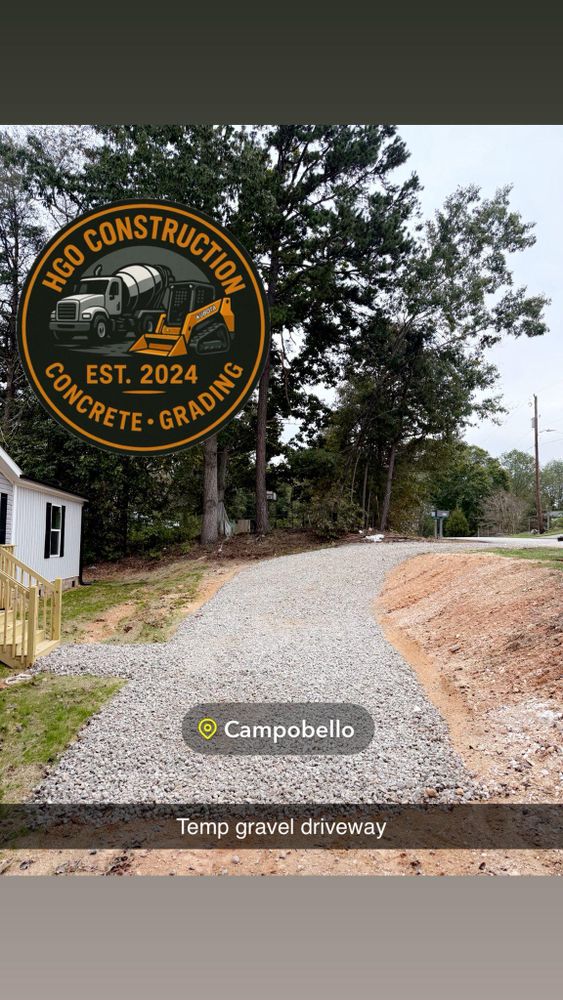 Concrete  for HGO Construction & Grading LLC in Spartanburg, SC