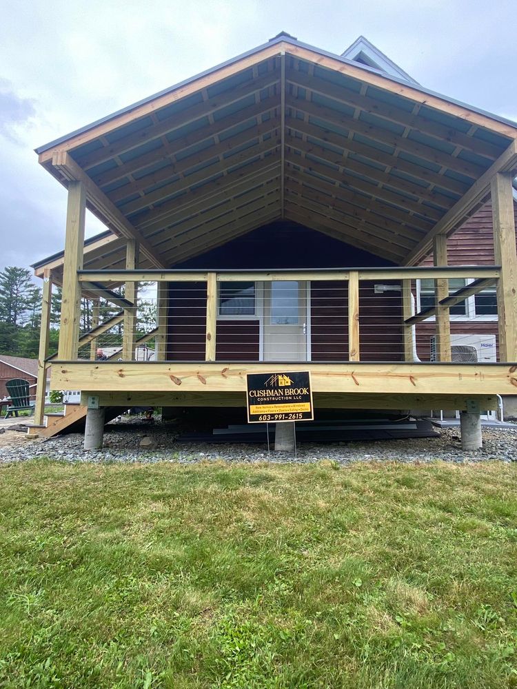 Custom Home Construction for Cushman Brook Construction in Dalton, NH