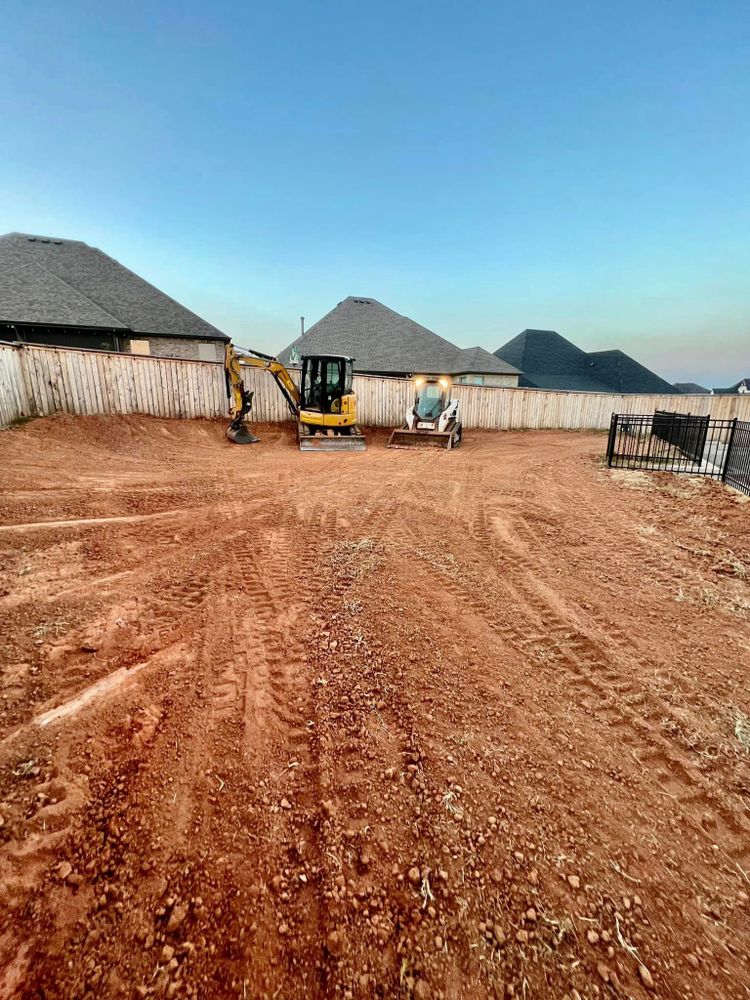 Our Land Grading service ensures your property's foundation is level, preventing water pooling and structural issues. Trust us to create a smooth and stable surface for your outdoor projects. for 365 Excavation & Land Solutions in Oklahoma City, OK