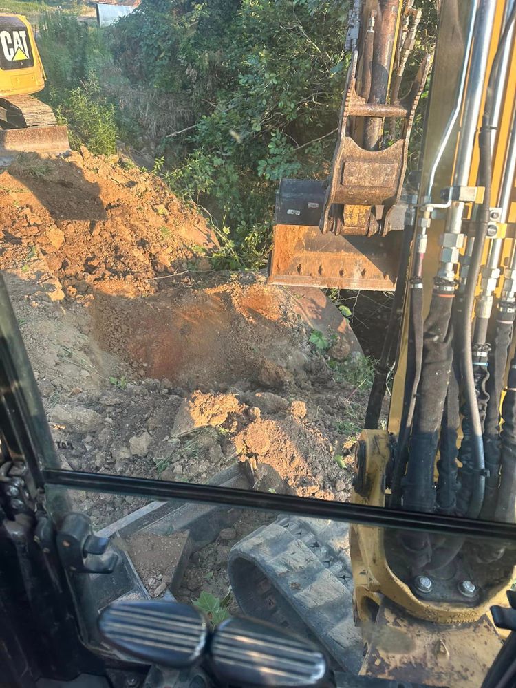 Excavating for Brannon's Construction in Riceville,,  TN