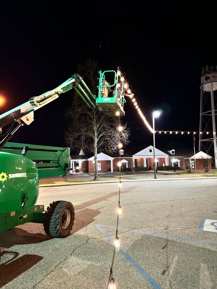 FunderGlow Christmas, Holiday, & Event Lighting for FunderFlow Commercial and Residential Pressure Washing Inc in Tupelo, MS