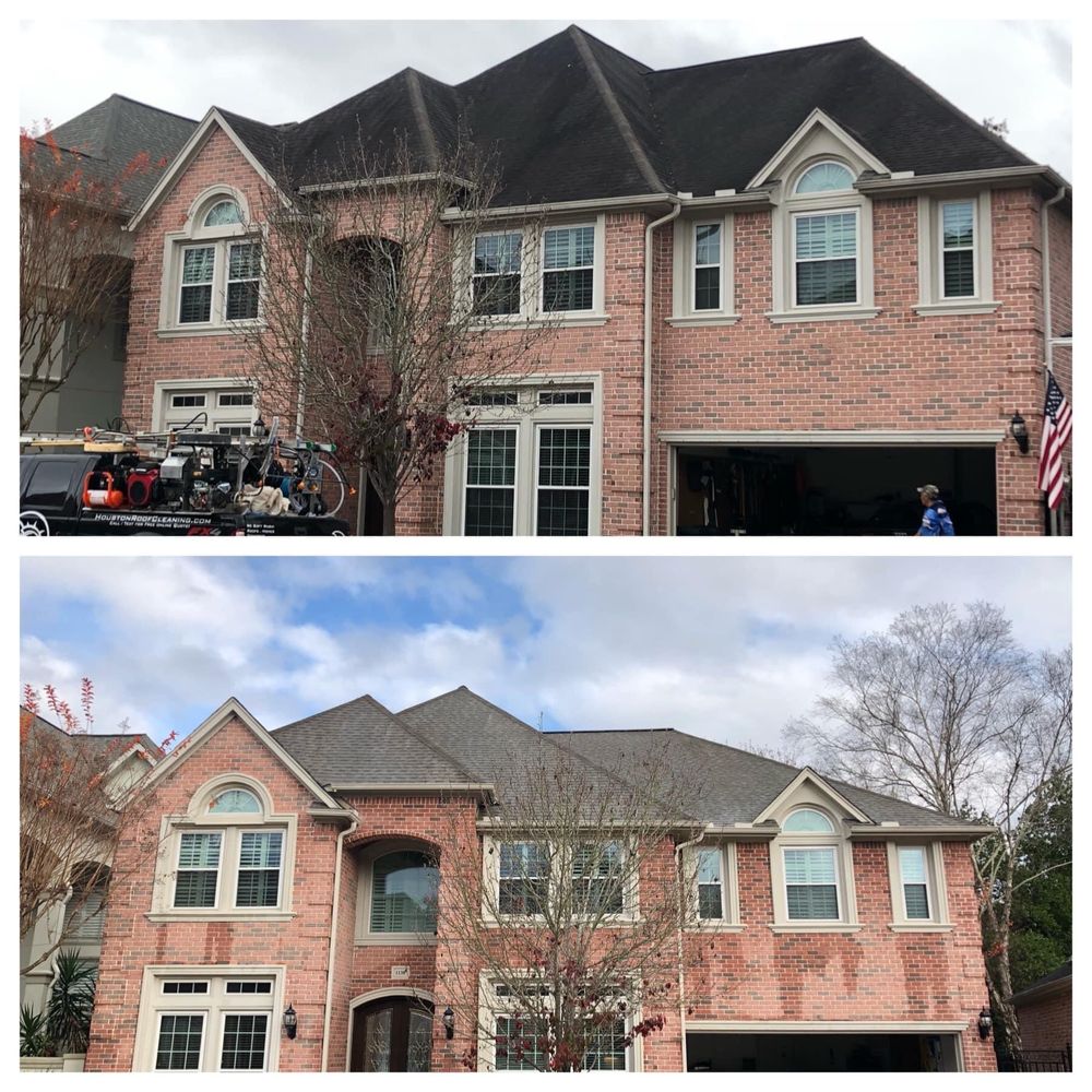 Roof cleaning for JB Applewhite's Pressure Washing in Anderson, SC