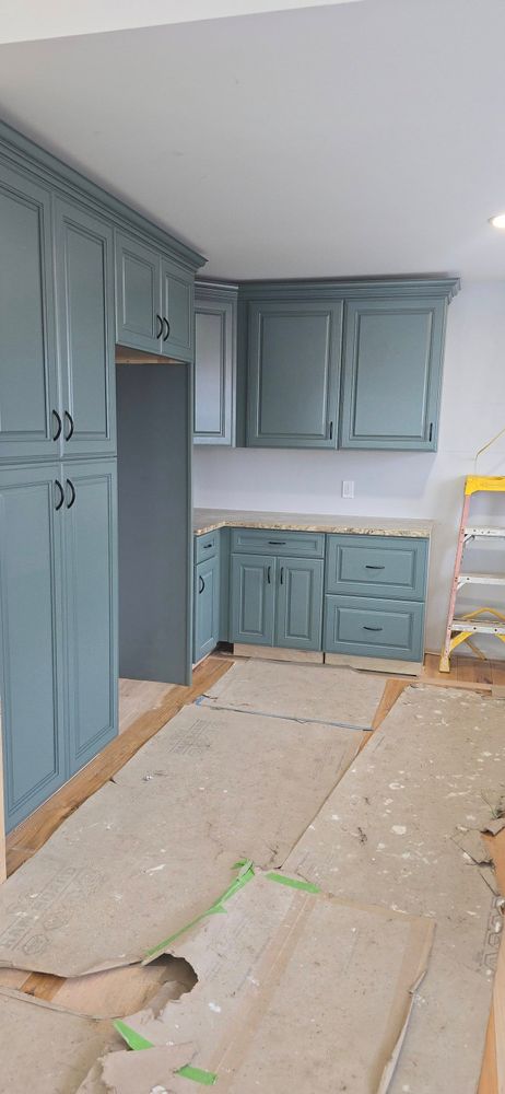 Transform your space with our professional kitchen renovation service, expertly refinishing cabinets and updating key features to enhance functionality and aesthetics, ensuring a fresh look for your home. for MLG Custom Carpentry in Marshfield, ME