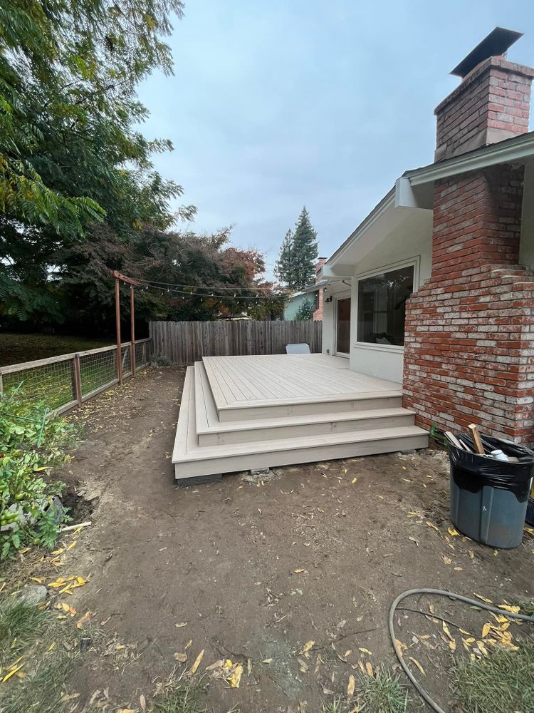 Enhance your outdoor living with our expert deck and patio installation services. We combine quality craftsmanship with personalized design to create beautiful, durable spaces perfect for relaxation and entertaining in your backyard. for Parker Construction LLC in Napa, CA