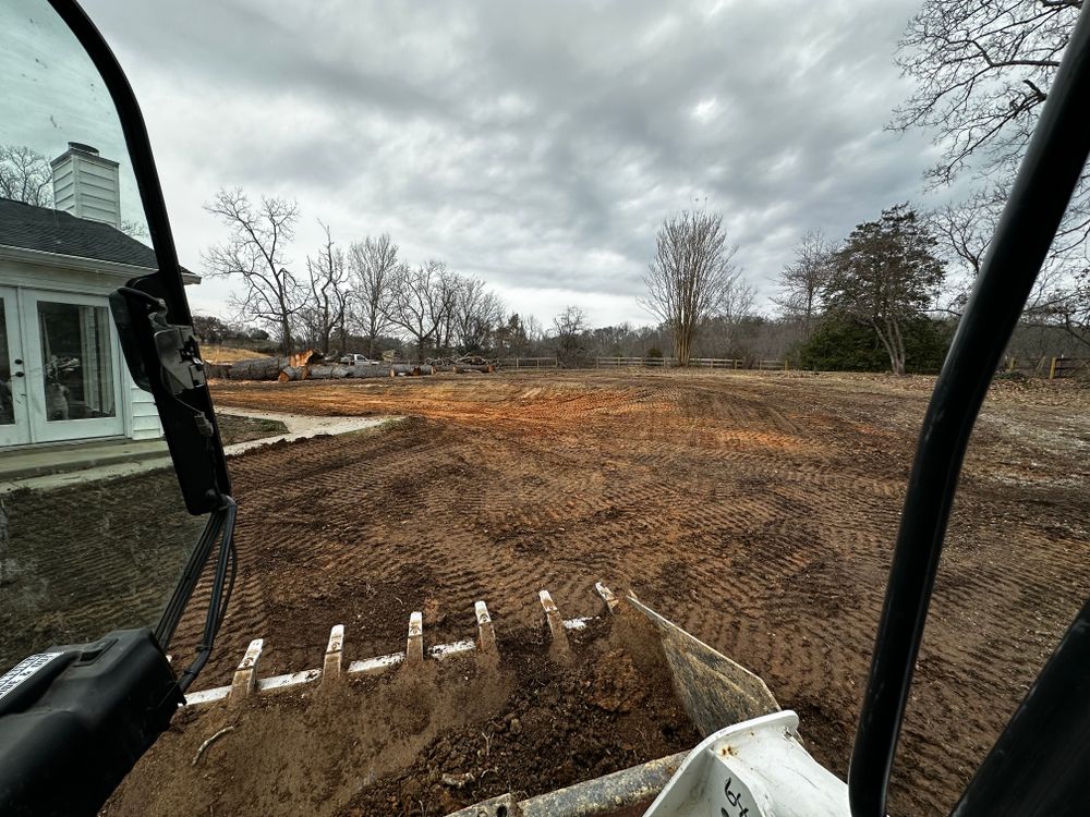 Site prep for Holmes Septic Works LLC in Knoxville, TN 