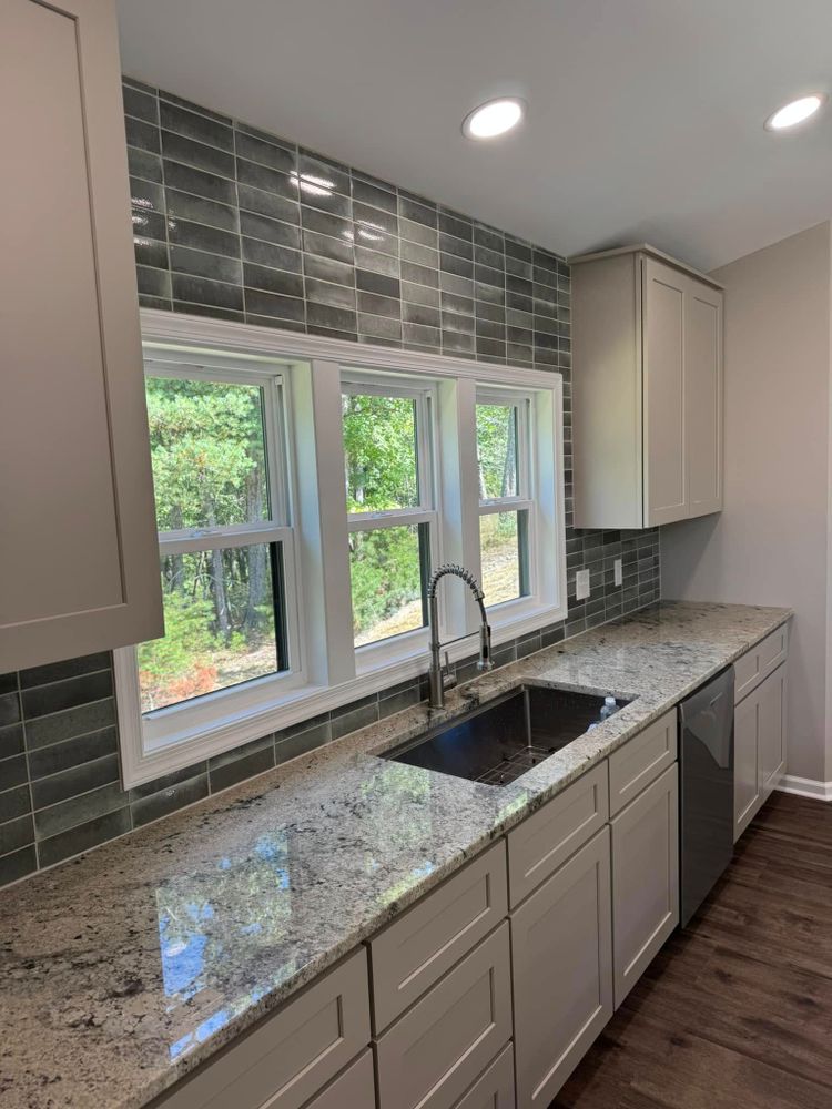 Transform your space with our professional bathroom renovation services, combining expert craftsmanship and modern design to create stunning, functional kitchens and bathrooms tailored to your home’s unique style. for KDB Contracting in Harrisonburg, VA