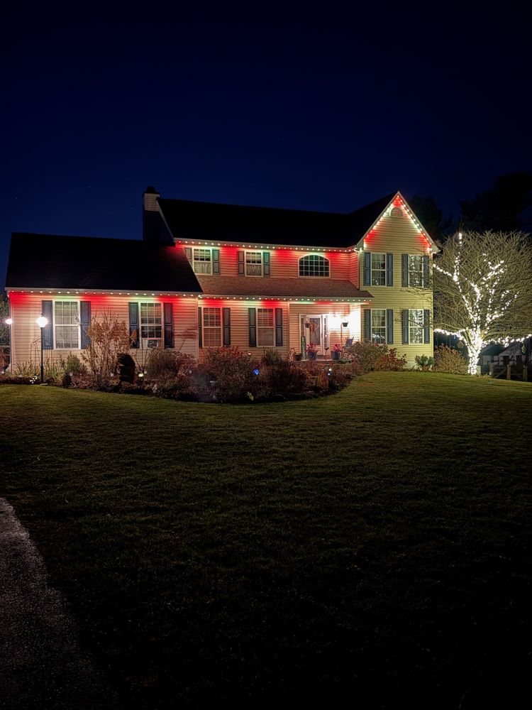 Permanent Lighting for Happy Holiday Christmas Lighting in Mullica Hill, NJ