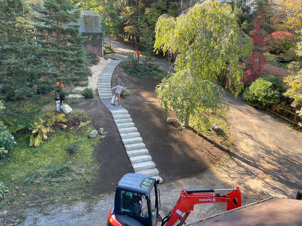 Landscape Steps & Stepping Stones for NK Landscaping LLC in Dutchess County, NY