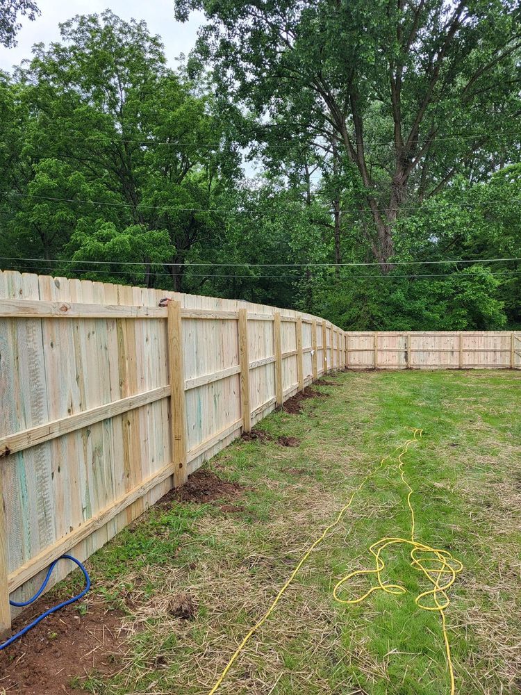 Ensure your fence remains sturdy and attractive with our comprehensive maintenance service, including inspections, repairs, painting, and cleaning to prolong its lifespan and enhance your home's curb appeal. for Bollinger Fence And Property Management in Johnstown, OH