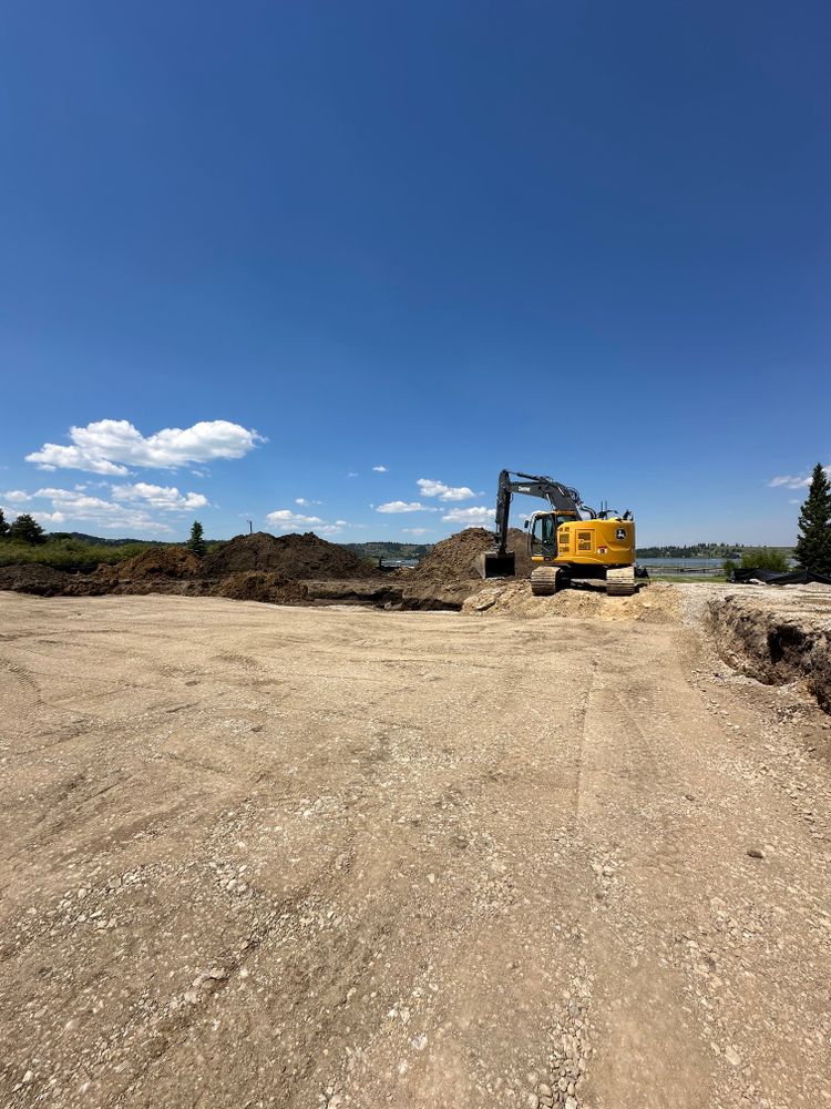 Dirt Work for R&H Homes in Bozeman, MT