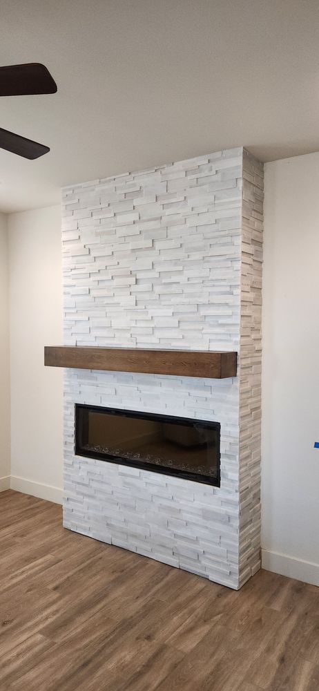 Accent wall/ Fireplaces for Flawless Tile Company in Boise, ID