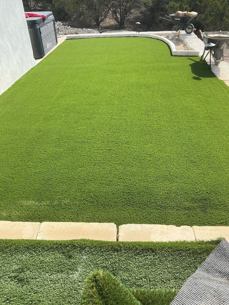 Landscape Design and Installation for Espinoza Landscape in Cibolo, TX