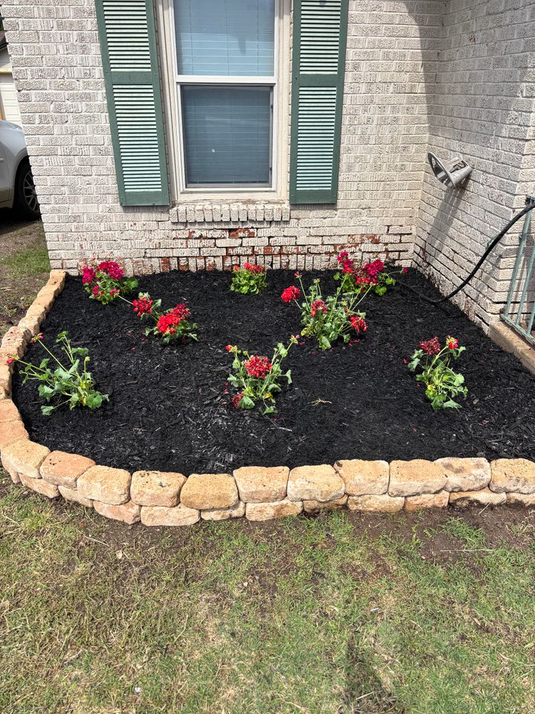 Our Garden Bed service designs, installs, and refreshes beautiful planting areas that enhance curb appeal, improve drainage, complement your irrigation system, and create a healthy, low-maintenance landscape for your home. for Marple Services in Amarillo, TX