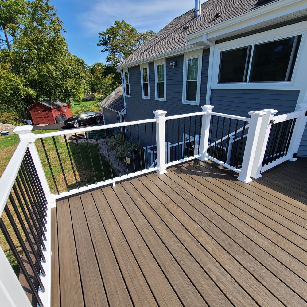 Transform your outdoor space with our expert deck and patio installation services, offering durable materials, customized designs, and professional craftsmanship to enhance beauty and functionality in your home's exterior oasis. for Coastline Property Renovations in West Kingston, RI