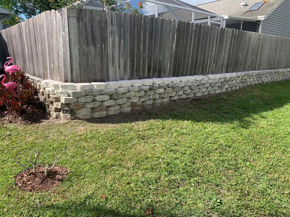 Hardscaping for Tolliver’s landscape LLC in Palm Bay, FL