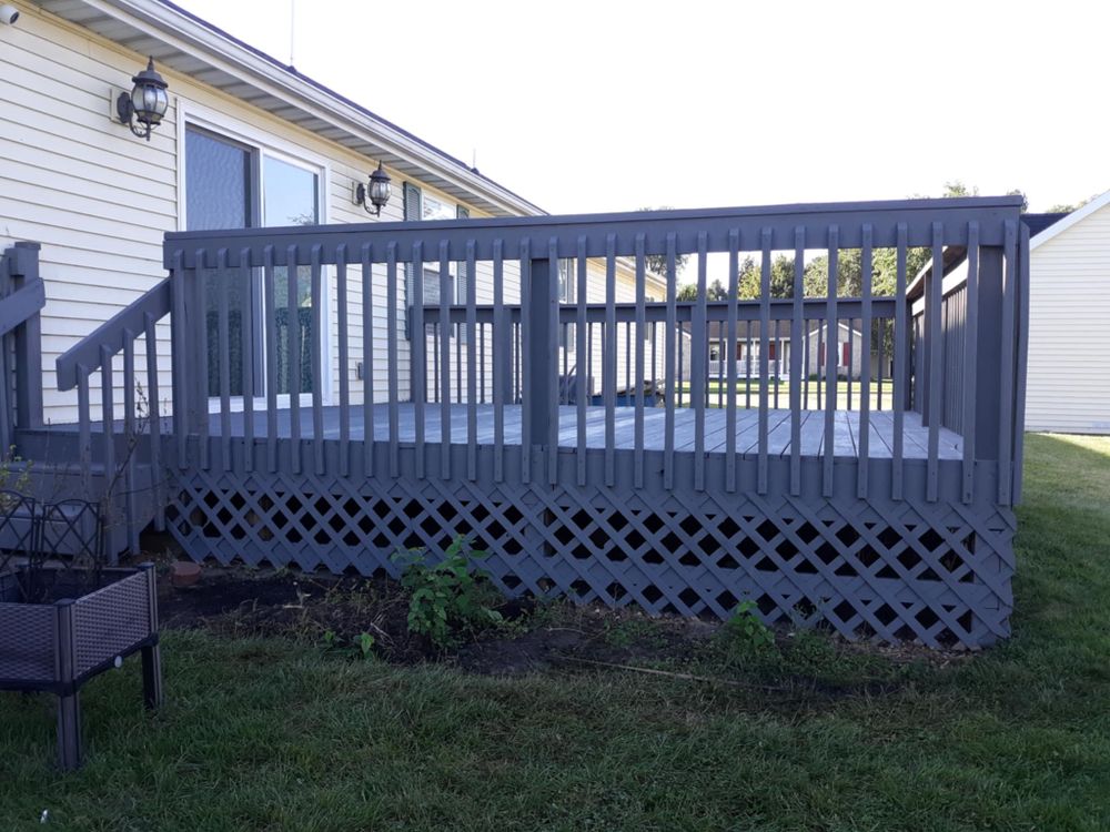 Staining for Risner Construction in De Motte, IN