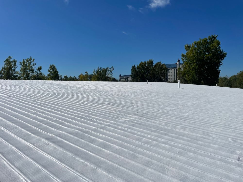 Our Seamless Roof Restorations service offers a hassle-free way to revitalize your roof, addressing issues like leaks and wear with a seamless application that enhances both durability and aesthetics. for Watershed Commercial Roofing in Grand Rapids, MI