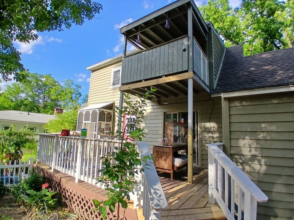 Deck Repair and Exterior Painting for Dead Tree General Contracting in Carbondale, Illinois