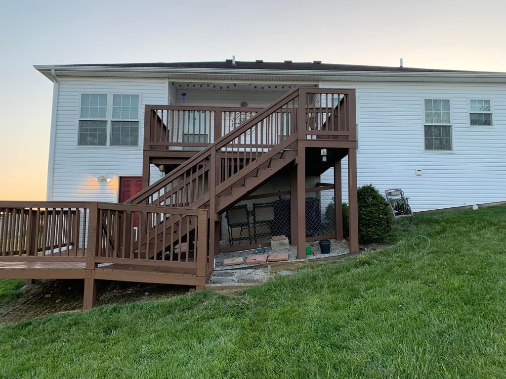 Transform your outdoor space with our expert deck and patio installation services, offering durable materials, customized designs, and professional craftsmanship to enhance beauty and functionality in your home's exterior oasis. for Moore's Remodeling in Richmond, KY