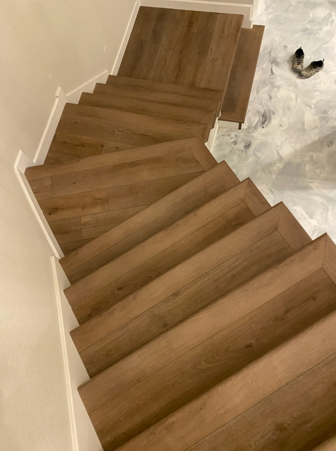 Enhance your home's elegance with our expert vinyl flooring services, specializing in durable and stylish vinyl stairs. Our team ensures a seamless installation process, providing comfort and beauty for every step. for Luxury Flooring in San Antonio, TX