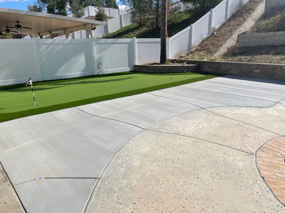 Concrete for Aidan Jade Landscaping in Riverside County, CA