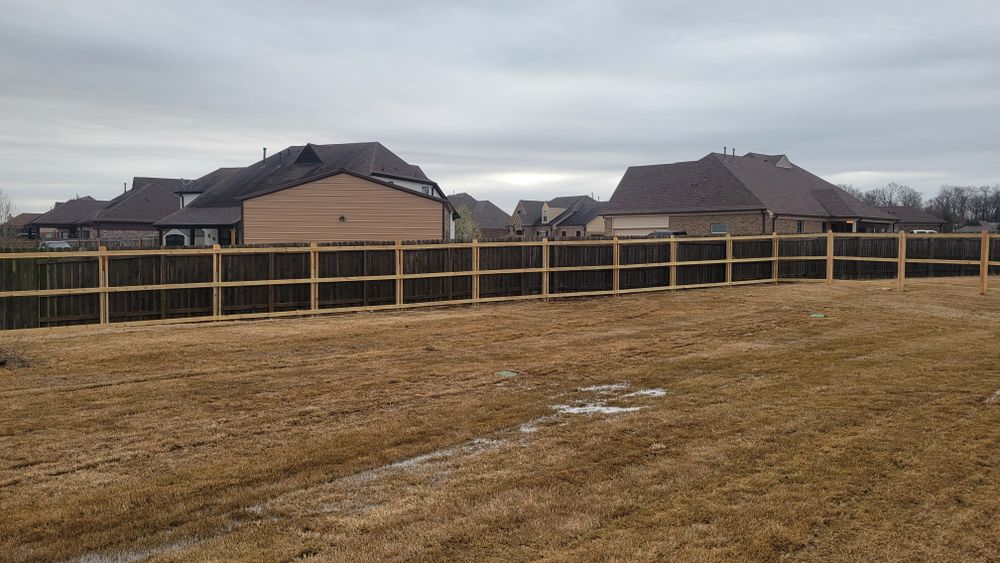 Recent work for Patriot Fence  in Oakland, TN