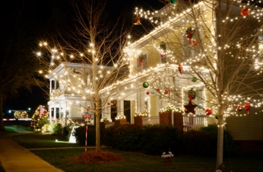 Residential Holiday Lighting for Noble Night Lighting in Saint John, Indiana