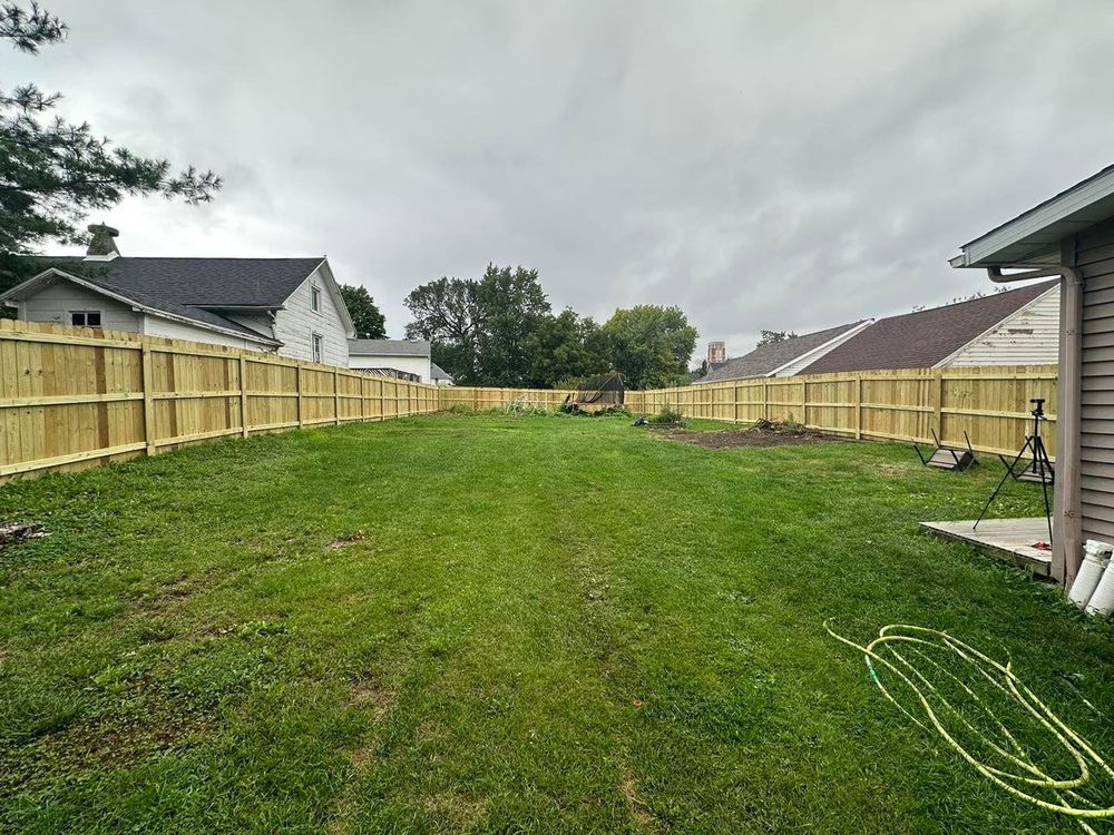 Fence Installation for Illinois Fence & outdoor co. in Kewanee, Illinois