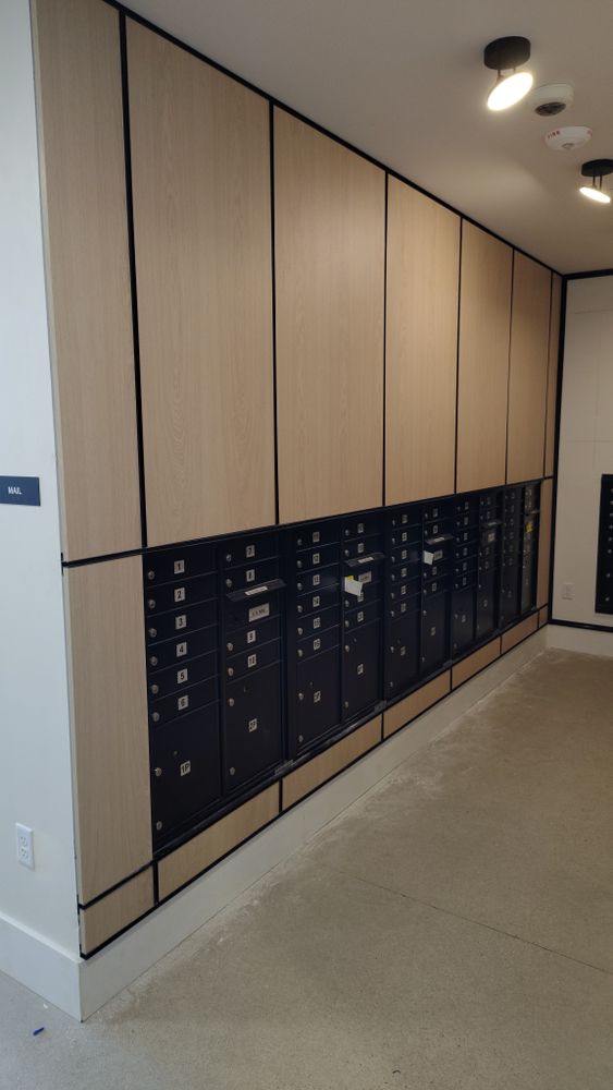 Hardwood wall features for Dawson Custom Interiors in Boise, ID