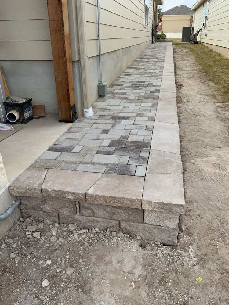 Landscape Design and Installation for Espinoza Landscape in Cibolo, TX