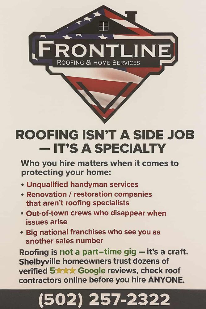 All Photos for Frontline Roofing & Home Services in Shelbyville, KY
