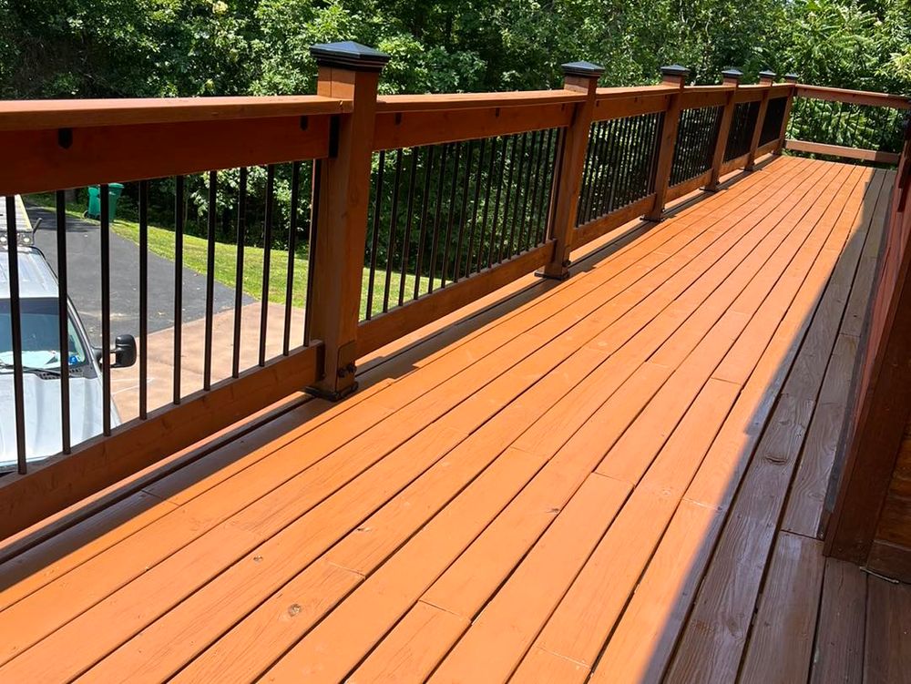 Enhance your home's appeal with our professional Deck & Fence Staining service, providing expert application to protect and beautify wood surfaces, ensuring durability and a lasting finish you'll enjoy for years. for Jeff Adkins Painting in Barboursville, WV