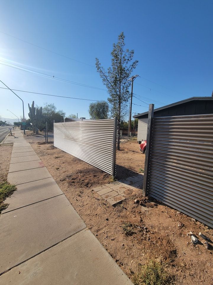 Fences for Az Corrugated Fencing   in Tuscon Estates, AZ