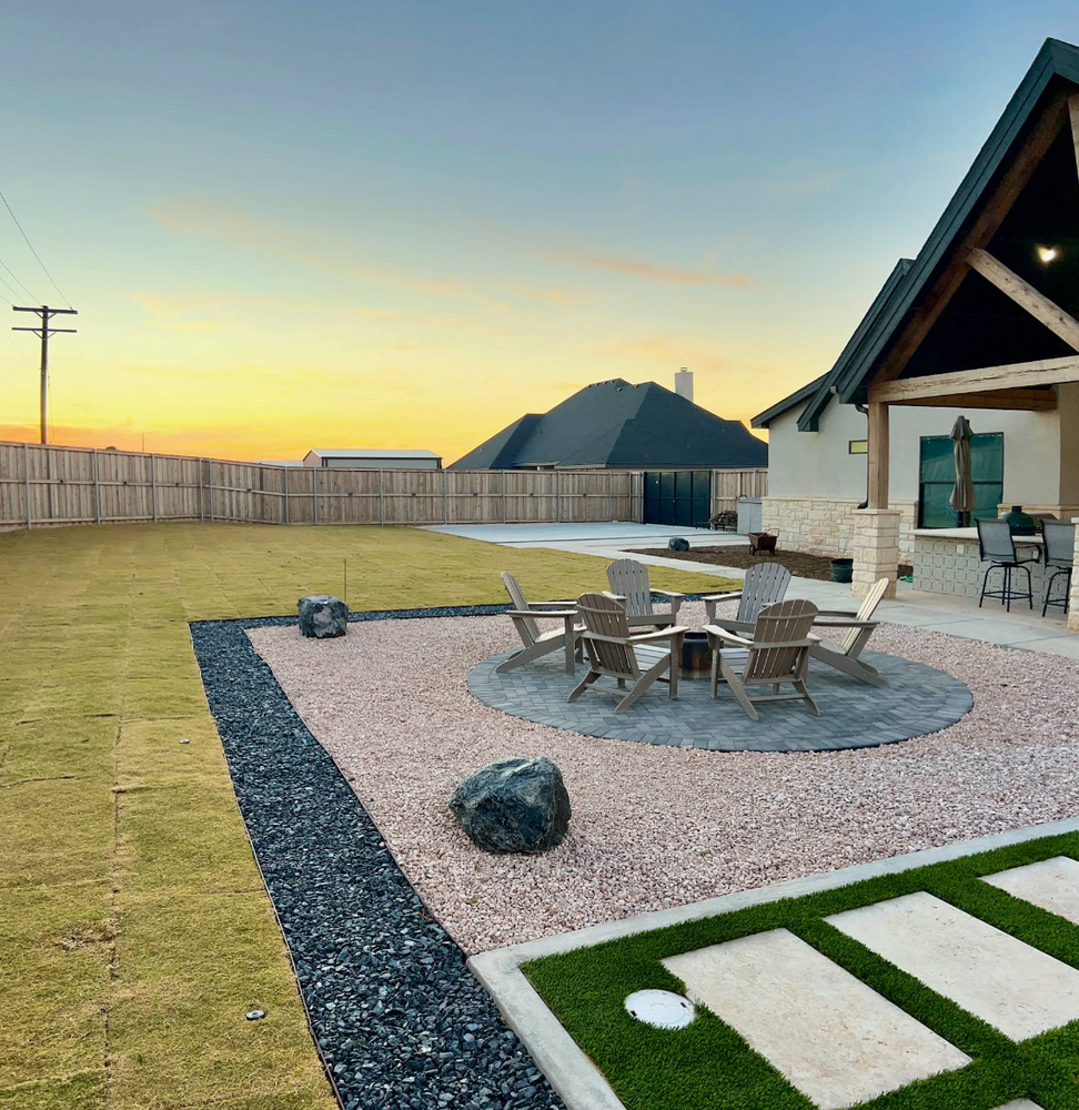 Our landscape and design service transforms your outdoor space into a stunning oasis, blending functionality with beauty to meet your unique style and enhance the value of your home. for Stone's Tree Services and Landscaping in Midland, TX