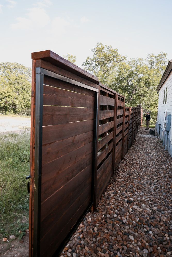 Fence Builds  for Ansley Staining and Exterior Works in New Braunfels, TX