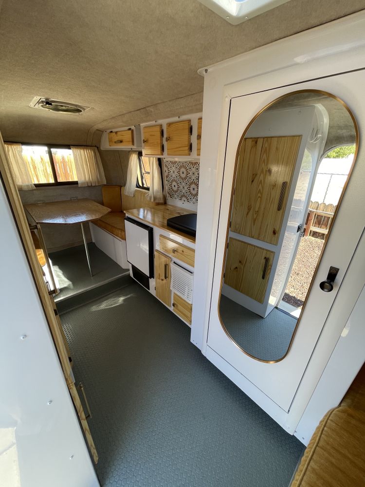 Scamp Travel Trailer for Mauka to Makai RV Renovations in Los Angeles, CA