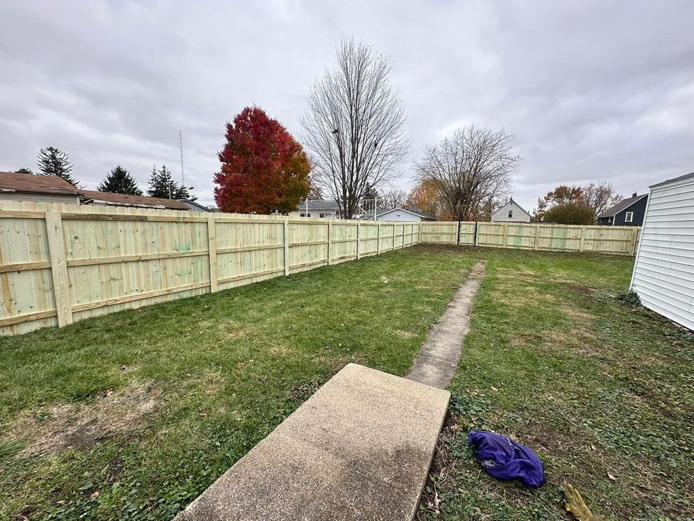 Fence Installation for Illinois Fence & outdoor co. in Kewanee, Illinois