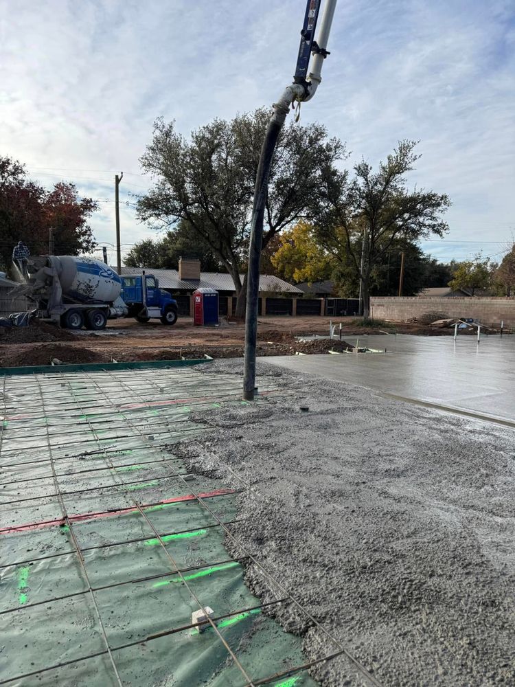 Concrete for DeLeon's Concrete in Odessa, TX