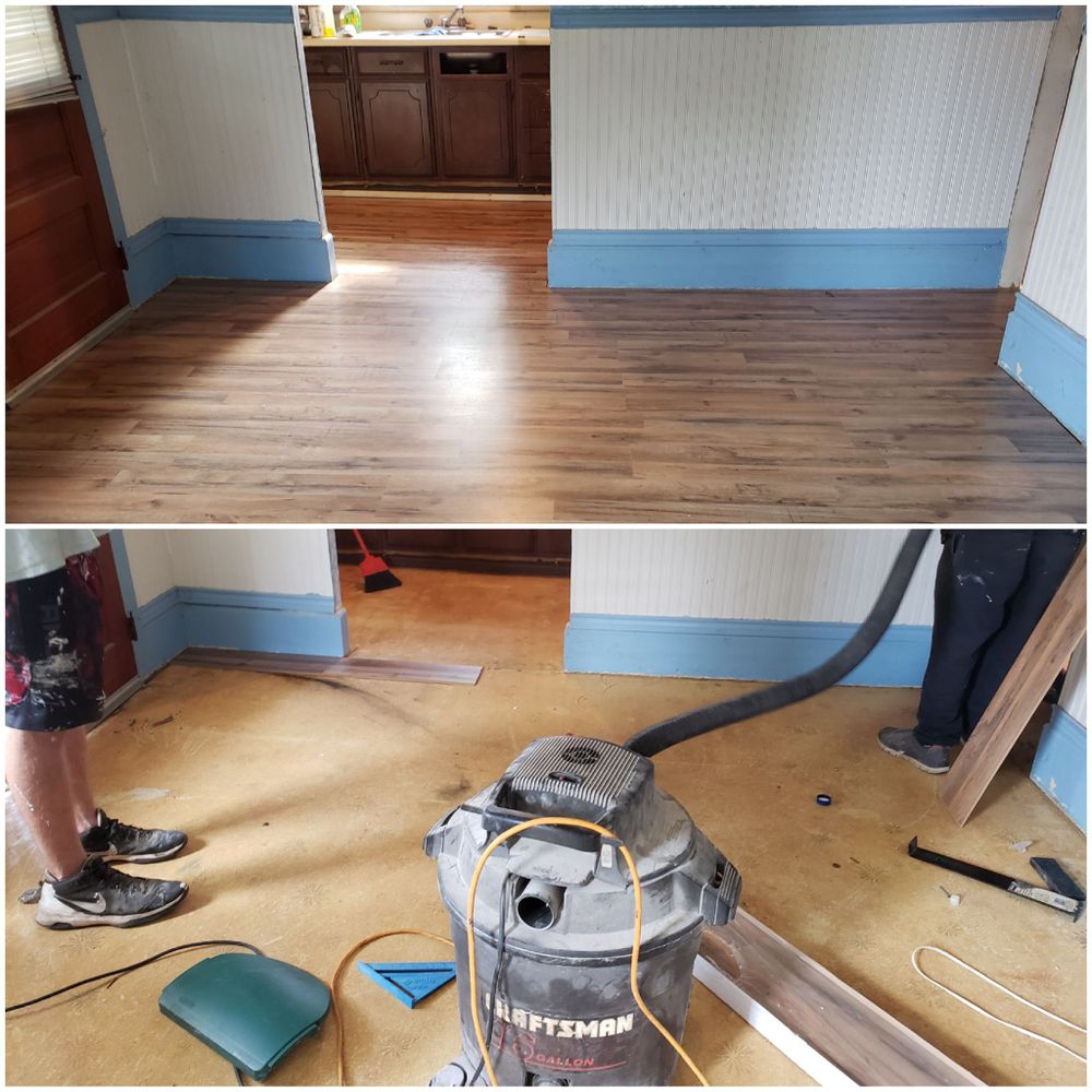 Our Flooring service offers a wide range of high-quality materials and expert installation for homeowners looking to enhance their living space with beautiful and durable floors. Transform your home today! for 5 Star Remodeling & Handyman Services in Tuscarora,  PA