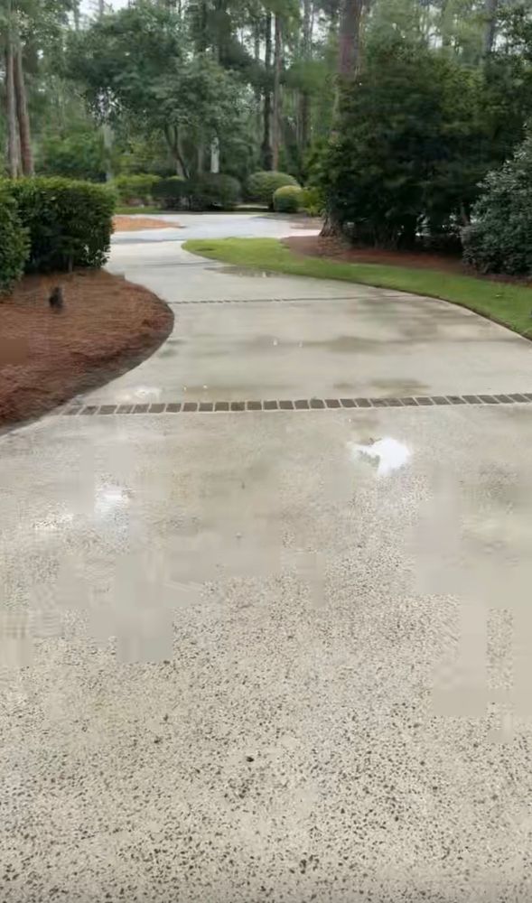 Our driveway cleaning services use gentle soft washing techniques to effectively remove dirt, stains, and grime, restoring your driveway's appearance without causing any damage. Enhance curb appeal with our thorough care. for Premier Softwash in Bluffton, SC