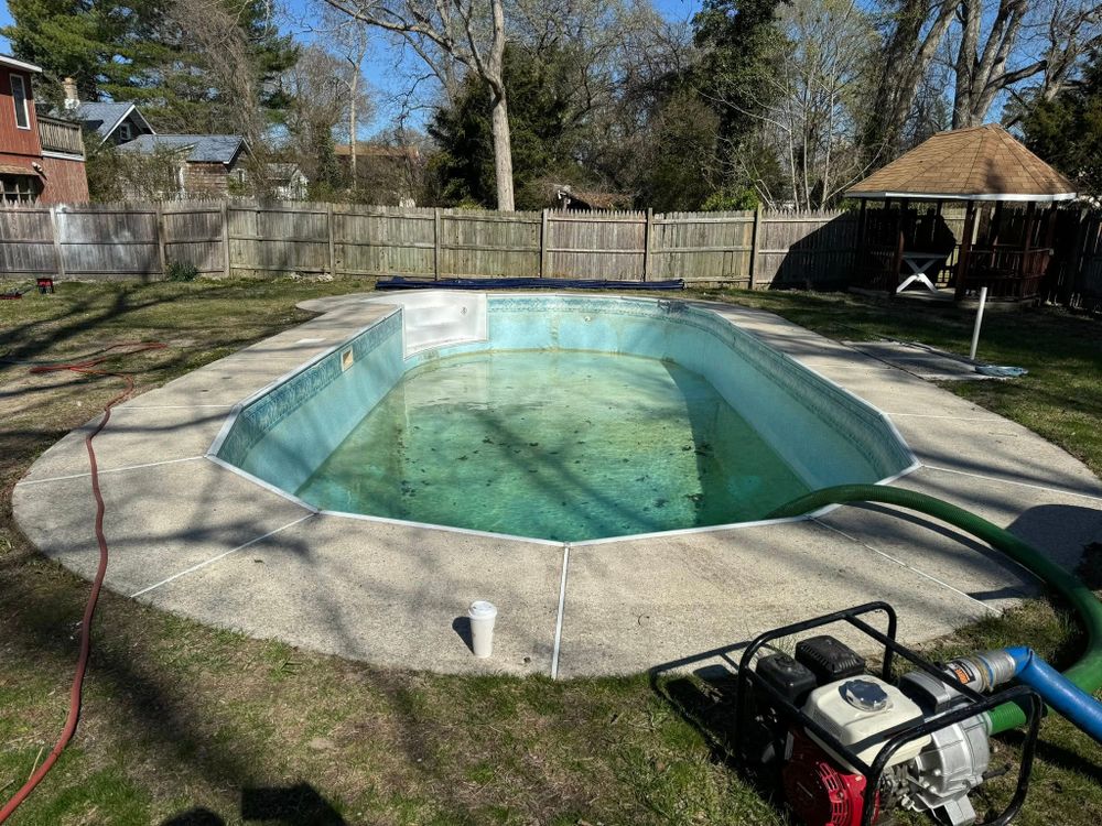 Our Pool Repair and Maintenance service offers expert solutions to keep your pool pristine, ensuring safety and longevity. From leak repairs to routine upkeep, we ensure hassle-free enjoyment year-round. for Semper Fi Pools in Vineland, NJ